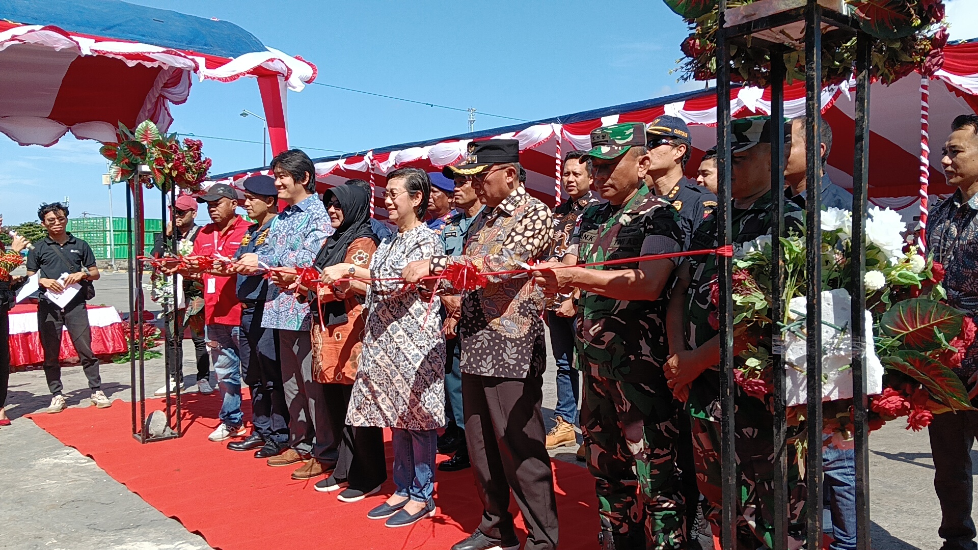 Begini Sambutan Ksop Dalam Peresmian Kapal Km Semarak Malut Di