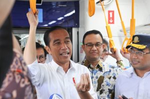 Presiden Saat Ujicoba MRT: Moda Transportasi yang Bangun Peradaban dan Budaya Baru