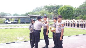 Kabag OPS Polres Halsel Pimpin Apel Bina Kusuma