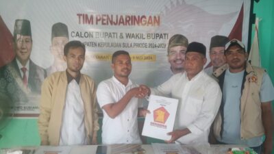 Serius Maju Calon Bupati Sula, Hi Amir Soamole Kembalikan Formulir Pendaftaran ke 4 Parpol 