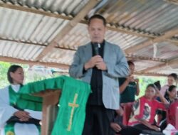 Peletakan Batu Pertama Pembangunan Gereja Jemaat Dusun Beringin di Desa Tauro