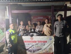 Anggota Polsek Oba Utara Berhasil Meringkus Pengedar Minuman Keras di Desa Kusu