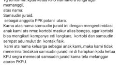 Anggota PPK Kecamatan Patani Utara Diduga Lakukan Intimidasi, Keluarga Korban Desak KPU Ambil Tindakan Tegas