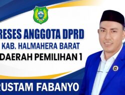 Anggota DPRD Halmahera Barat, Rustam Fabanyo, Mulai Laksanakan Reses Masa Persidangan III (tiga) di Dapil I (satu).